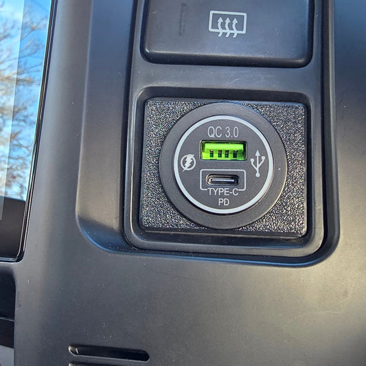 Nissan Patrol GU Dash Insert with cig socket port